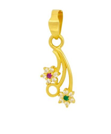 Womens Fancy Gold Pendant