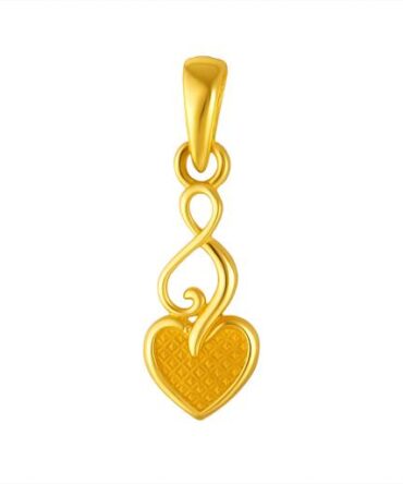 Womens Heart Gold Pendant
