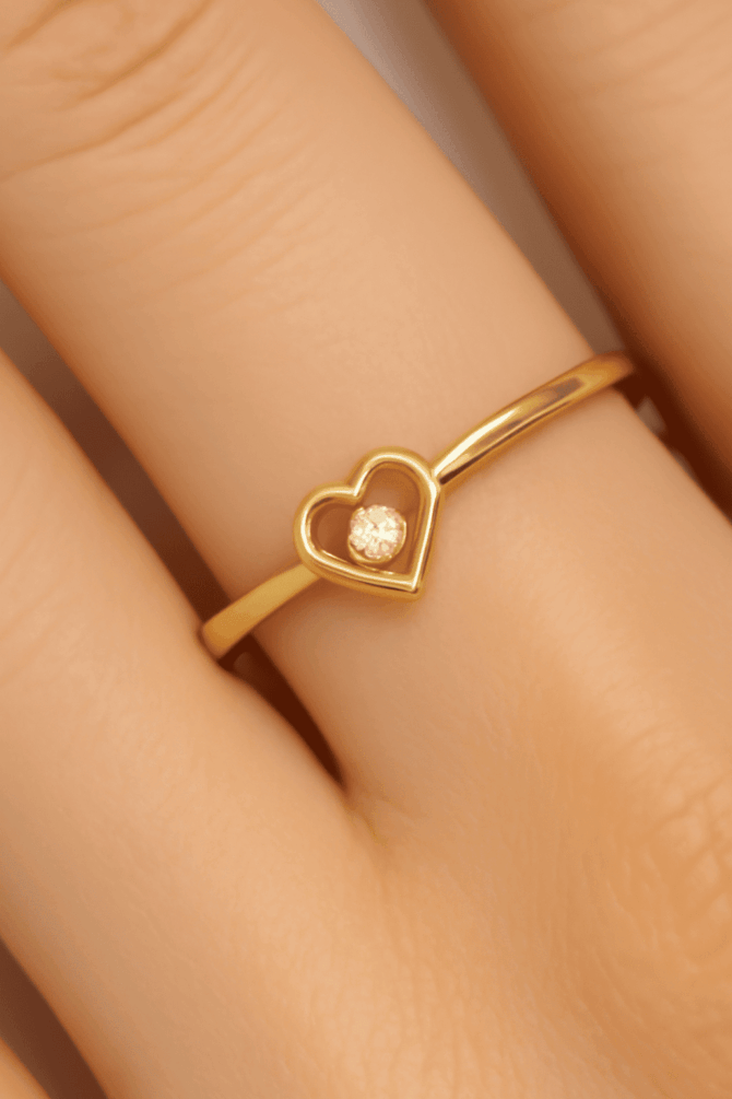 Floating Heart Diamond - Image 2