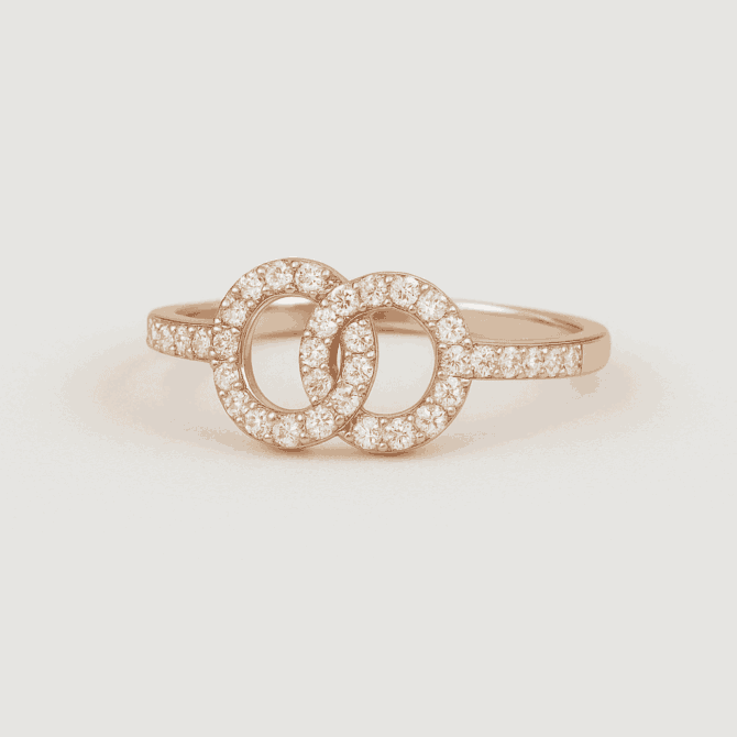 Interlocking Circles Diamond