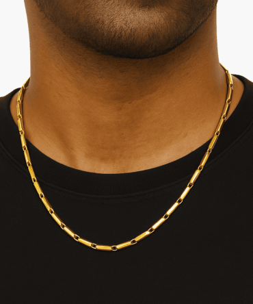 Engraved Bar Chain