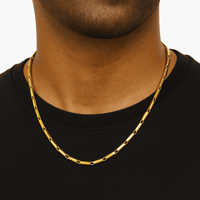 Engraved Bar Chain