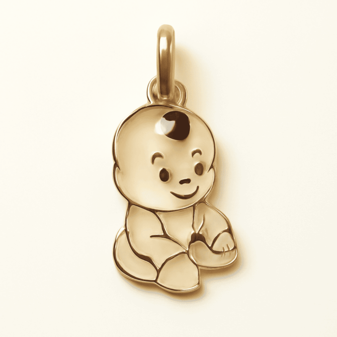 Baby Pendant Silver Charm
