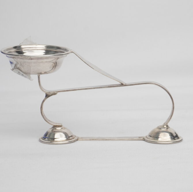 Silver Lamp Spoon Holder