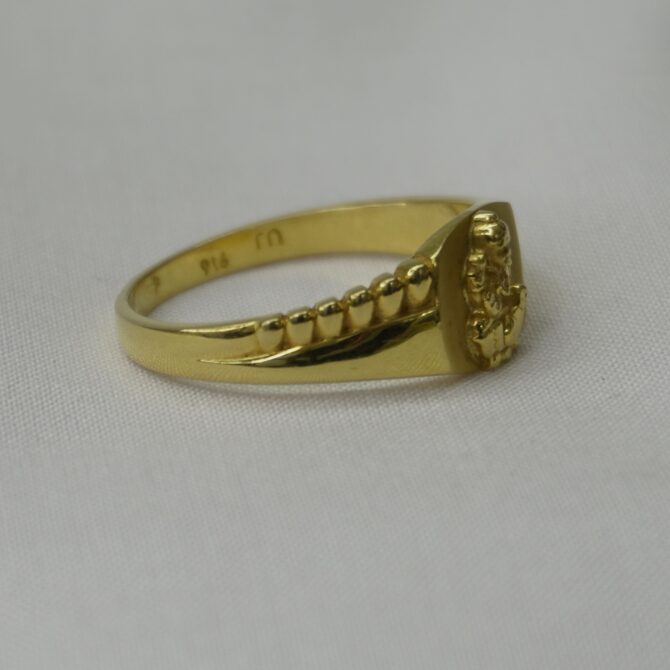 God Gold Ring - Image 2
