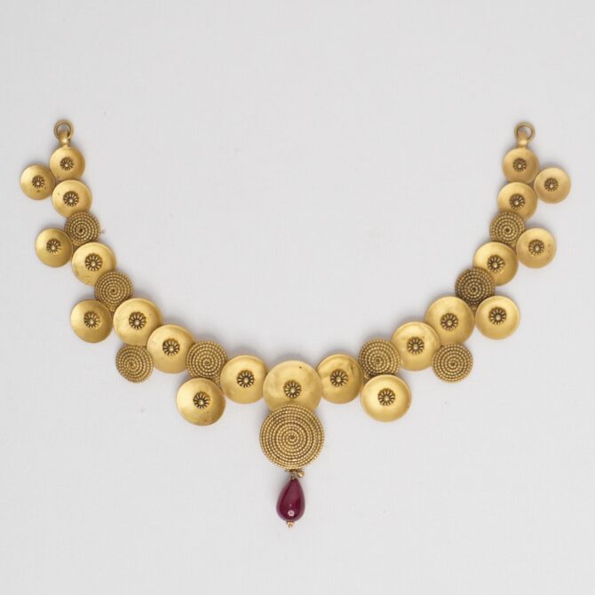 Royal Coin Drop Necklace