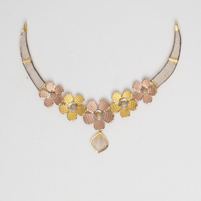 Dusky Petals Designer Necklace