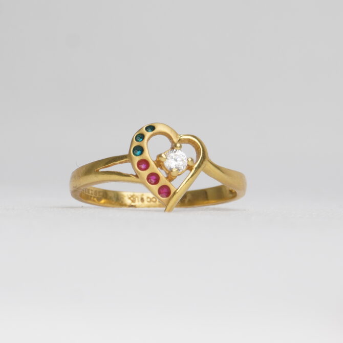 Stone Heart Ring