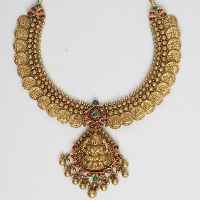 Lakshmi Viraasat Coin Necklace