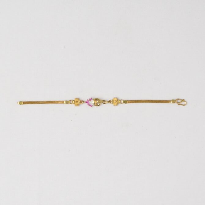 BlushAccent GoldBracelet