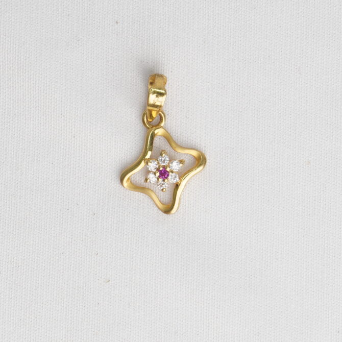 Floral Star Pendant