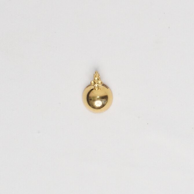 22K Gold Pottu Thali – Traditional South Indian Thali Pendant Designs