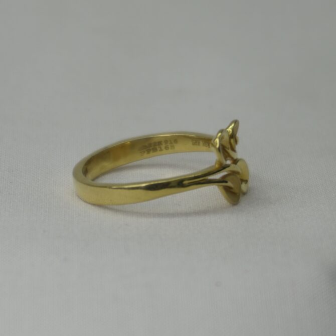Radiant Twin Leaf Ring - Image 2