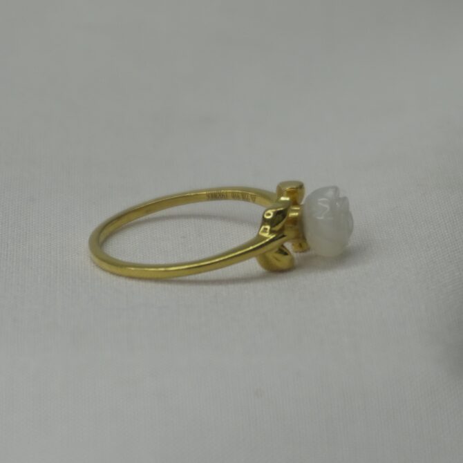 White Rose Gold Ring - Image 2