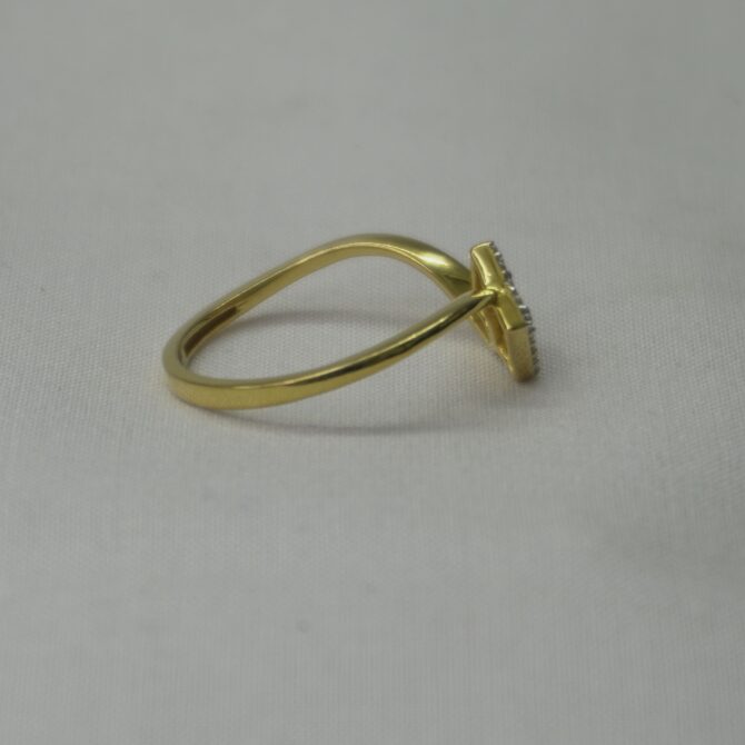Double Diamond Square Ring - Image 2
