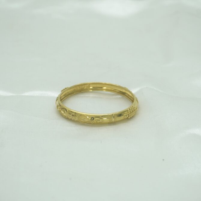 Ornate Heritage Gold Bangles - Image 2