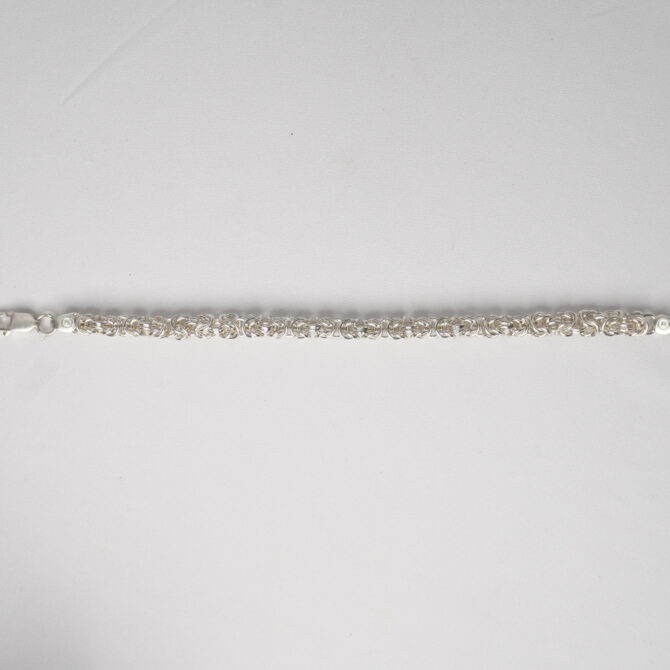 Royal Weave Silver Bracelet