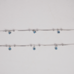 Protection & Style 92.5 Sterling Silver Evil Eye Anklet – Adjustable Silver Payal with Blue Nazar Charms for Women & Girls - Image 3