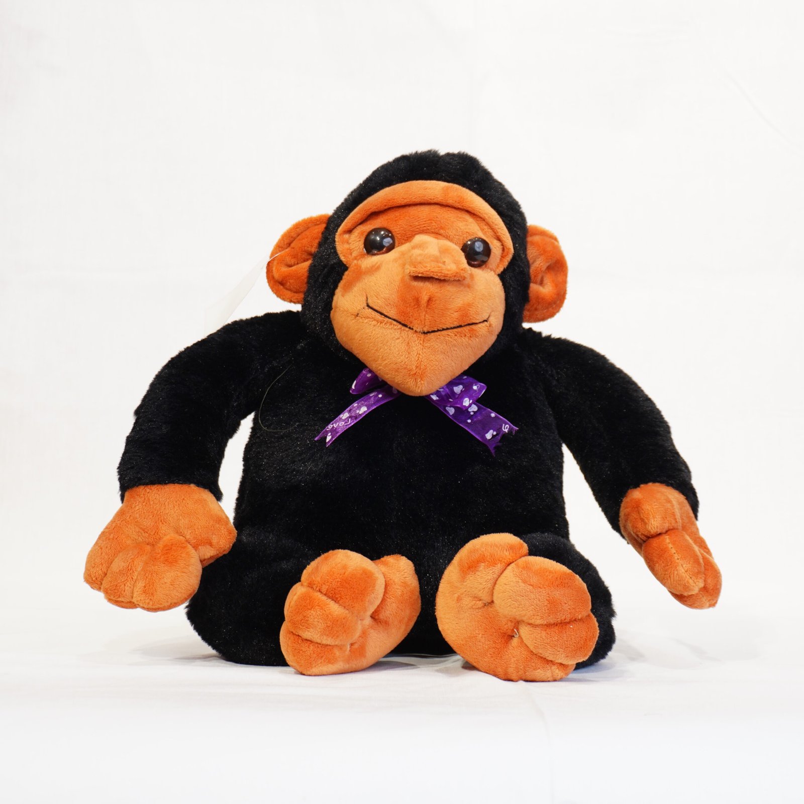 DSC02484 Cute Black & Brown Monkey Soft Toy – Premium Plush Stuffed Animal for Kids - Image 1